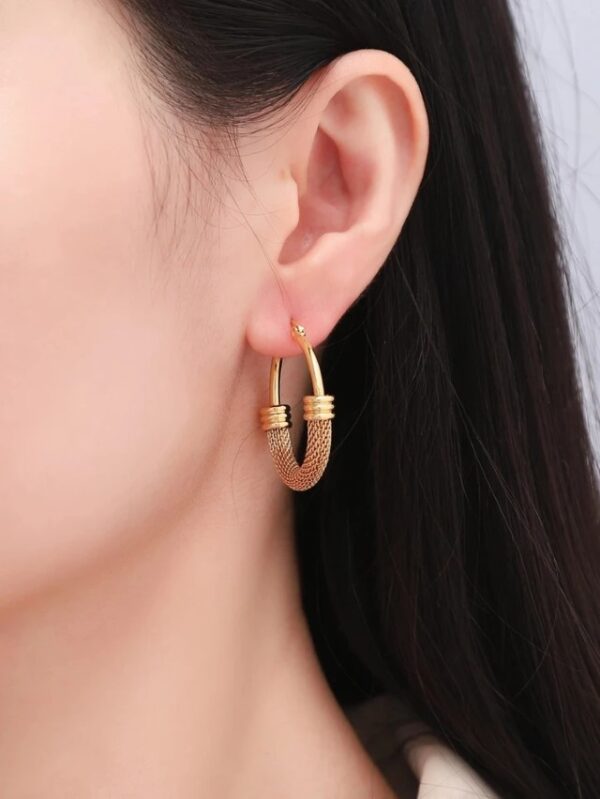 Gold Hoops - Image 2