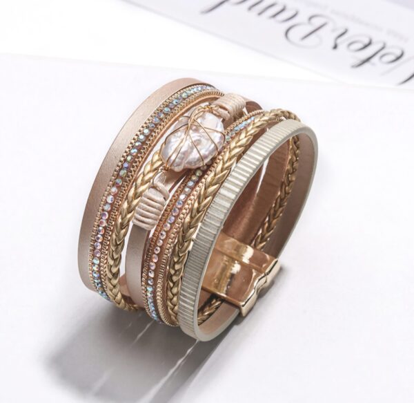Natural Stone Leather Pearl