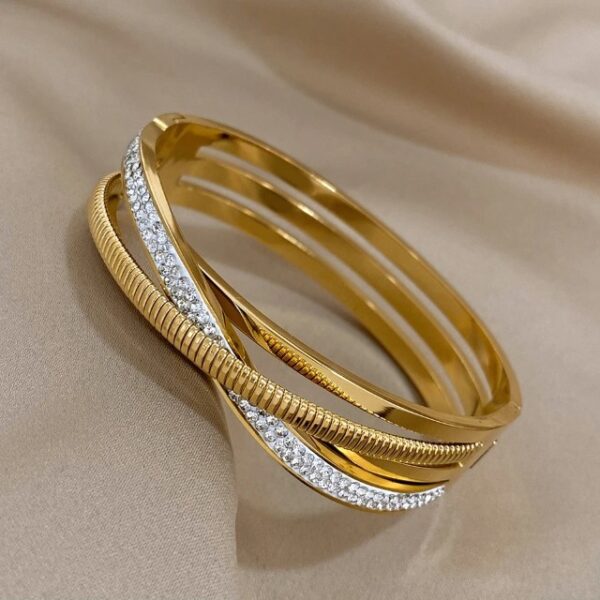 Wide Cuff Bangle Bracelet